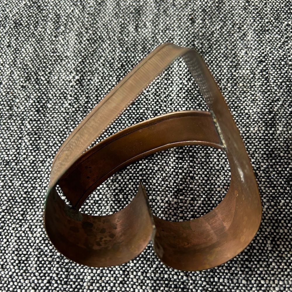 Rustic Heart-Shaped Metal Cookie Cutter - Picture 5 of 8